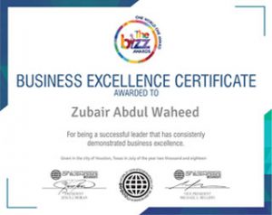business excellence certificate