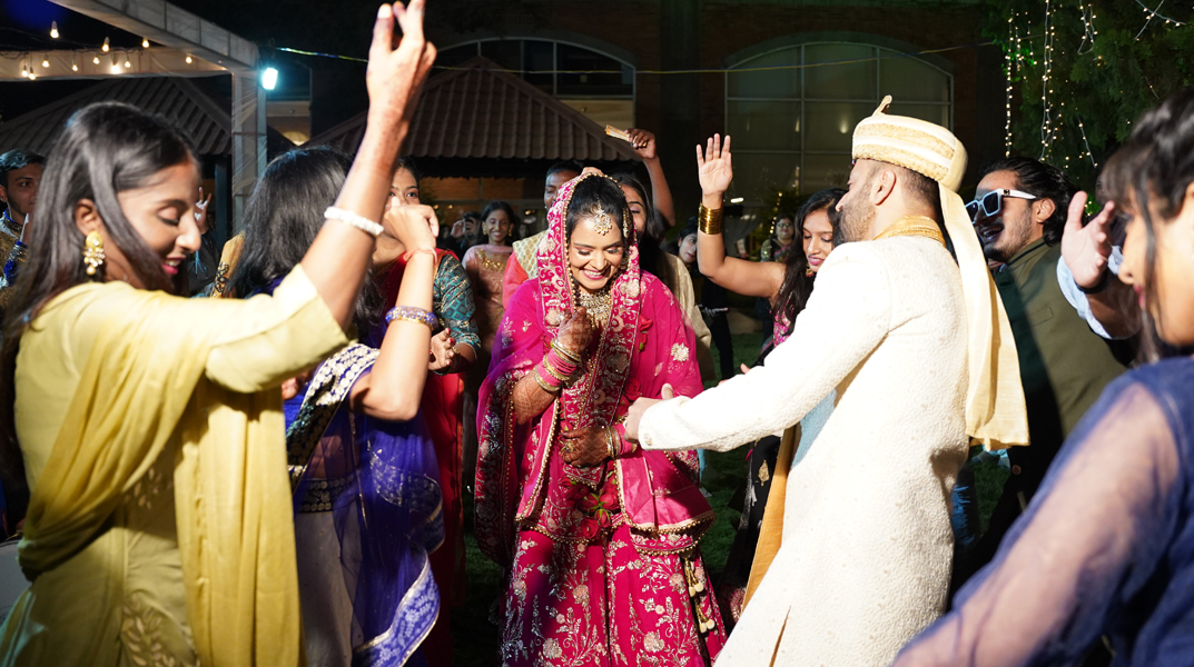indian wedding sangeeth ceremony