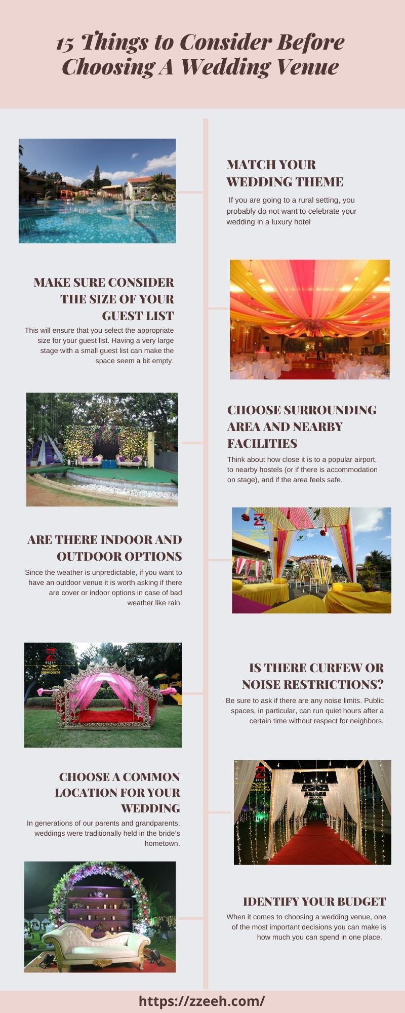 tips to choose a wedding venue